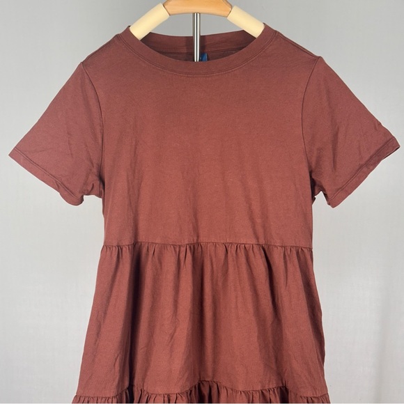 Old Navy Brown Tiered Dress | Women’s M - Picture 2 of 4